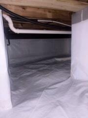 A Bright Clean Finish in this Crawl Space