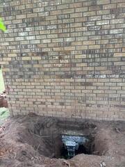 Foundation Piers Below The Footers To Support The Home