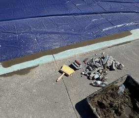 Concrete pool edge repair in Wiley Ford, WV