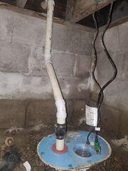 Crawl space sump pump