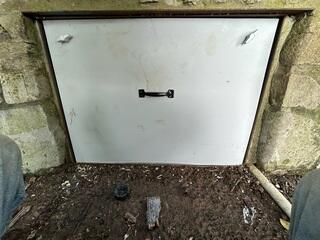 New Crawl Space Door