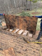 Damaged Decking Removed