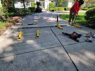 Concrete Driveway Leveling