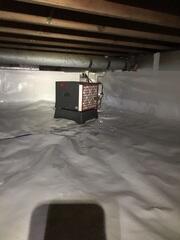 SaniDry Sedona Dehumidifier Installed