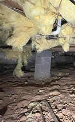 Sinking Crawl Space Supports
