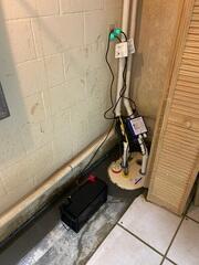 TripleSafe Sump Pump Installed