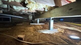 Sagging Crawl Space in Berkeley Heights, NJ