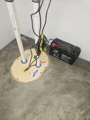 New Concrete Floor and TripleSafe Sump Pump