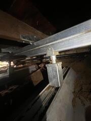 SmartJack Support Column Installed Beneath Structural Beam