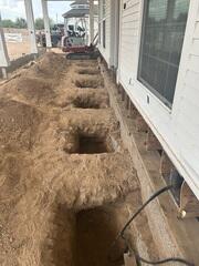 Foundation Prepared for Multiple Pier Installations