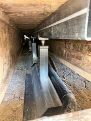 Completed SmartJack Crawl Space Stabilization Installation