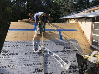 Sealed Roof Deck Prep