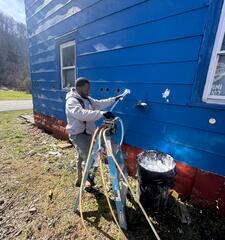Injection Foam with Aluminum Siding