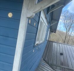 Injection Foam with Wood Siding