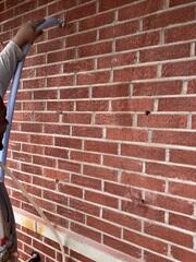 Brick holes