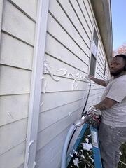 RetroFoam Injection Foam for Aluminum Exterior Walls.