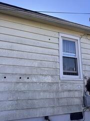 Aluminum Exterior Walls getting Injection Foam.