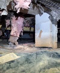 Crawl Space During Inspection