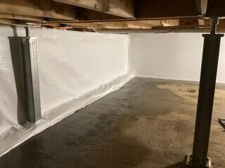 Waterproofing and Foundation Solutions for a Small Space Beneath an Orleans, MA Home