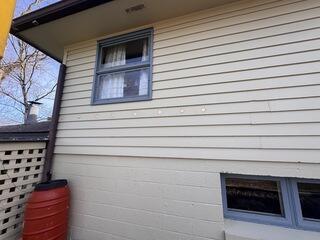 Injection Foam with Wood Siding