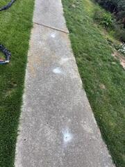 Smooth, level sidewalk