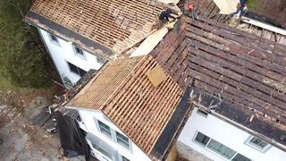 Old Roof Opened Up