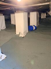 Nasty crawl space repair in McHenry, MD