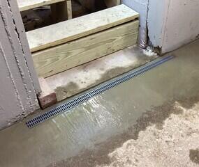 TrenchDrain Grated Basement Drain