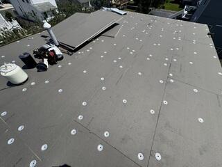 Flat Roof Base Installed