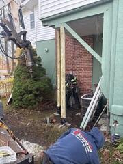 Temporary Porch Support Posts