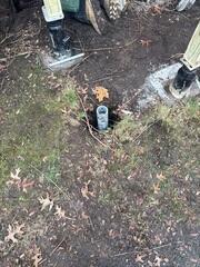 Helical Piers Driven into Soil