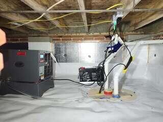 Dehumidifier and SmartSump pump