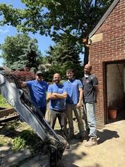 Our hardworking crew at the job site!