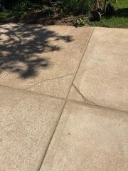 Driveway Crack Repair Up Close
