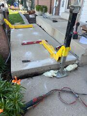 PolyLevel Concrete Lifting Begins