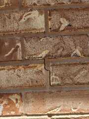 Brick Foundation Crack Before Structural Repair