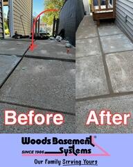 Before and After Concrete Leveling