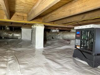The SaniDry Sedona Dehumidifier as Part of the CleanSpace Encapsulation System