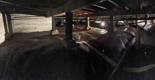 Drainage Matting Installed Throughout Crawl Space