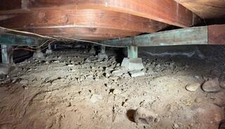 Crawl Space Conditions Before Repairs