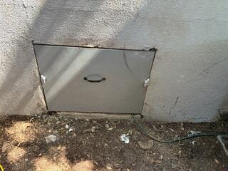 EverLast Crawl Space Door Installed