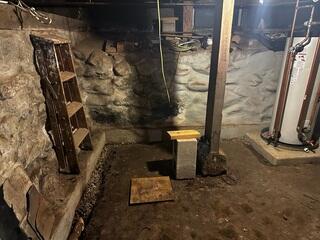 Basement Waterproofing Repair in Wilton, NH