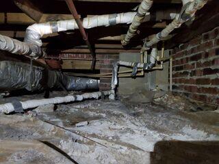 Crawl Space During Inspection