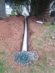 Buried Discharge Line Installation