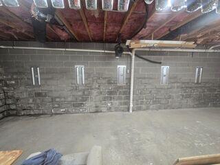 Helping a Harrisonburg Home Owner with a Bowing Wall.