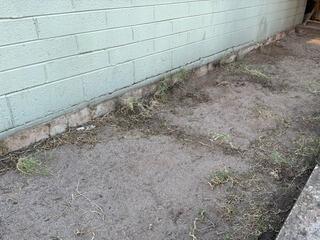Stem Wall Deterioration Before Repair