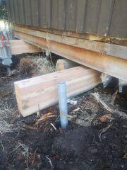 Installation posts in progress