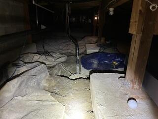 Musty, Moldy Crawl Space