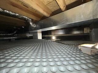 Drainage Matting Installed
