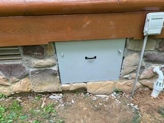 New Crawl Space Door